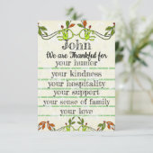 Cartes de réglage  (Debout devant)