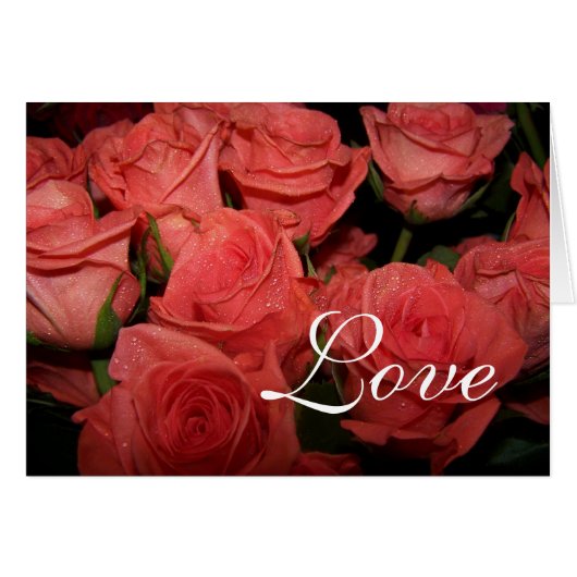 CARTES DE REMARQUE MARIAGE ROSE (Devant Horizontal)