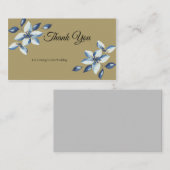 Cartes de remerciement (Devant / Derrière)