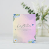 Cartes de remerciement (Debout devant)