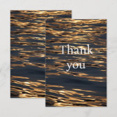 Cartes de remerciement (Devant / Derrière)