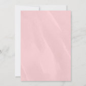 Cartes de remerciement abeille, Baby Shower Fille  (Dos)