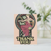 Cartes de remerciement Alphonse Mucha (Debout devant)