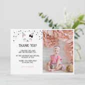Cartes de remerciement avec photo pour chat Kitty (Debout devant)