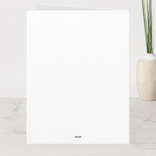 Cartes de remerciement avec une typographie très g (Dos)