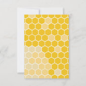 Cartes de remerciement Baby Shower thème Bumble Be (Dos)