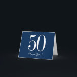 Cartes de remerciement bleu marine - bleu moderne<br><div class="desc">Modern Navy Blue merci cartes avec texte blanc gras,  modifier comme vous le souhaitez!</div>