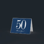 Cartes de remerciement bleu marine - bleu moderne<br><div class="desc">Modern Navy Blue merci cartes avec texte blanc gras,  modifier comme vous le souhaitez!</div>