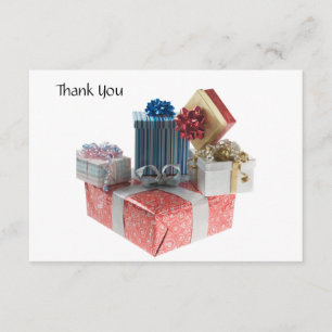 Cartes de remerciement Boîtes de cadeaux