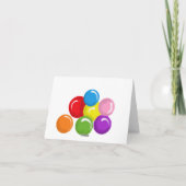 Cartes de remerciement Candy Merci (Dos)