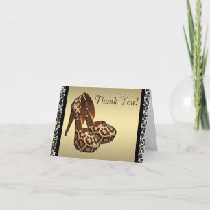 Cartes de remerciement Chaussures à talons hauts O