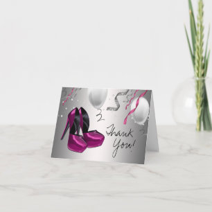 Cartes de remerciement Chaussures à talons hauts R