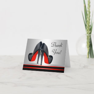Cartes de remerciement Chaussures à talons hauts r