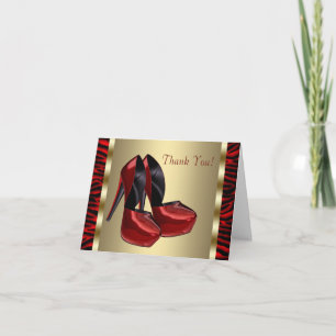 Cartes de remerciement Chaussures à talons hauts Z