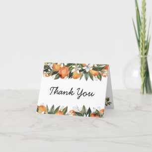 Cartes de remerciement Citron Mariage Citron