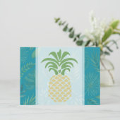 Cartes de remerciement Cœurs d'ananas (Debout devant)