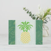 Cartes de remerciement Cœurs d'ananas (Debout devant)