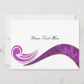 Cartes de remerciement commerciales à fioriture vi (Dos)