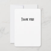 Cartes de remerciement - Coupe-vin et Asters - Ple (Dos)