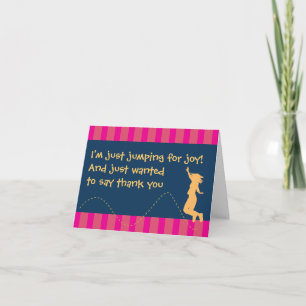 Cartes de remerciement d'anniversaire amusantes po