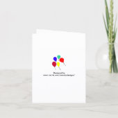 Cartes de remerciement d'anniversaire d'Halloween  (Dos)