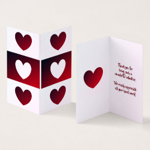 Cartes de remerciement de bénévolat par dalDesignN