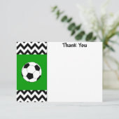 Cartes de remerciement de football (Debout devant)