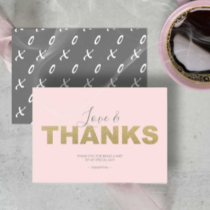 Cartes de remerciement de la Saint-Valentin Amour 