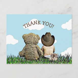 Cartes de remerciement de Little Cowboy