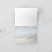 Cartes de remerciement de mariage à la plage (Intérieur)