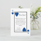 Cartes de remerciement de mariage à Las Vegas avec (Debout devant)