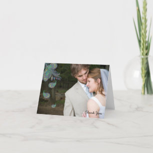 Cartes de remerciement de mariage à motif cachemir