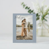 Cartes de remerciement de mariage à petit budget D (Debout devant)