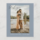 Cartes de remerciement de mariage à petit budget D (Devant)