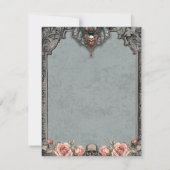 Cartes de remerciement de mariage chauve-souris go (Dos)