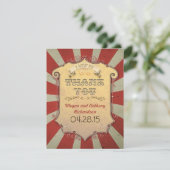 cartes de remerciement de mariage de carnaval (Debout devant)