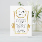 Cartes de remerciement de mariage de fiançailles A (Debout devant)