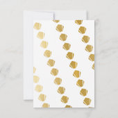 Cartes de remerciement de mariage de fiançailles A (Dos)