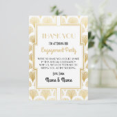 Cartes de remerciement de mariage de fiançailles a (Debout devant)