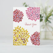 Cartes de remerciement de mariage en lin plat (Debout devant)