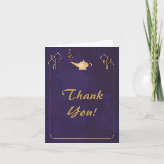 Cartes de remerciement de mariage Lampe Magique Ar
