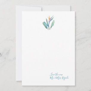 Cartes de remerciement de mariage personnalisées t