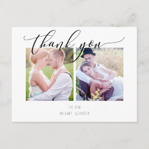 Cartes de remerciement de mariage PixDezines/Calli