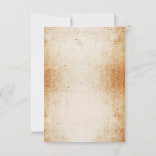 Cartes de remerciement de mariage rustique Hallowe (Dos)