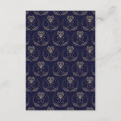 Cartes de remerciement de mariage Tarot Lune Crist (Dos)