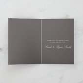 Cartes de remerciement de mariage tourbillon gris (Intérieur)
