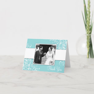 Cartes de remerciement de photo de mariage