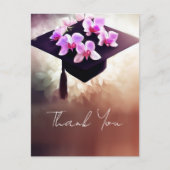 Cartes de remerciement de remise de diplôme unique (Devant)