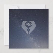 Cartes de remerciement de table Flame Jumelle