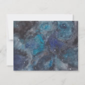 Cartes de remerciement d'explorateur spatial (Dos)